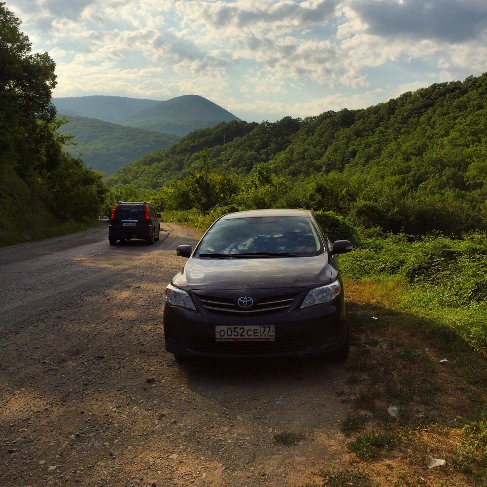 Путешествие Москва Новороссийск часть вторая — Toyota Corolla (140/150),  1,6 л, 2012 года | путешествие | DRIVE2