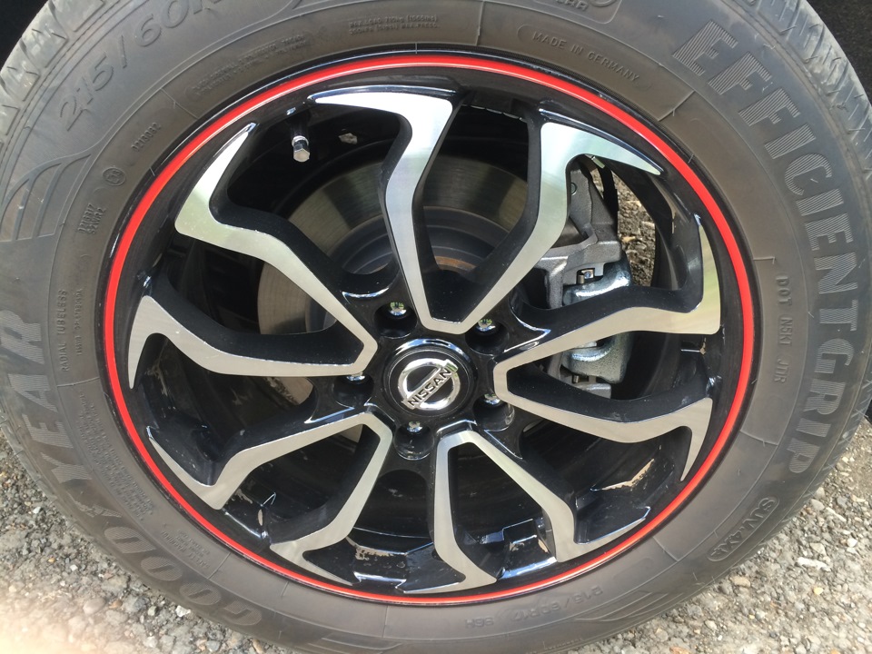 Дисочки — Nissan Qashqai (2G), 2 л, 2014 года | колёсные диски | DRIVE2