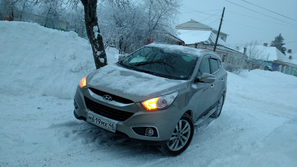 Полный привод и зима со снегом — Hyundai ix35, 2 л, 2011 года ...