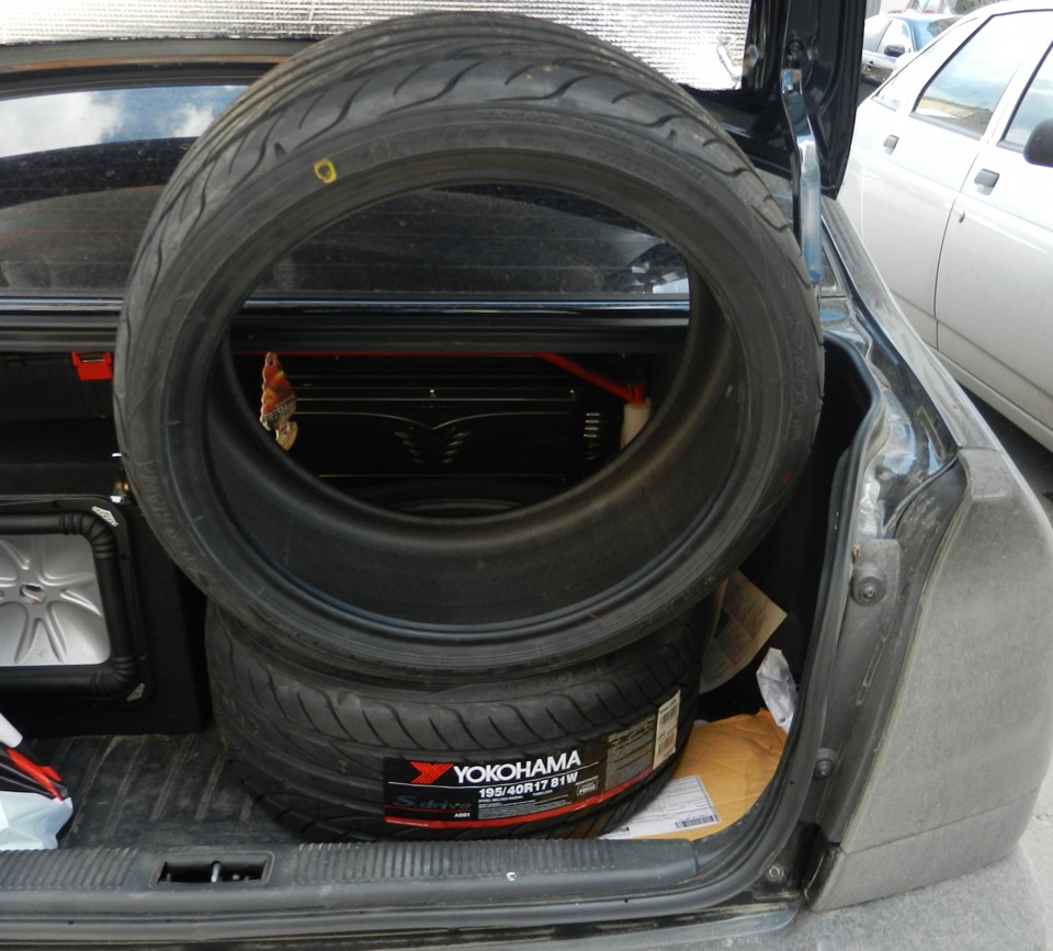 А вот и резина подоспела — Hyundai Accent (2G), 1,5 л, 2009 года | шины ...