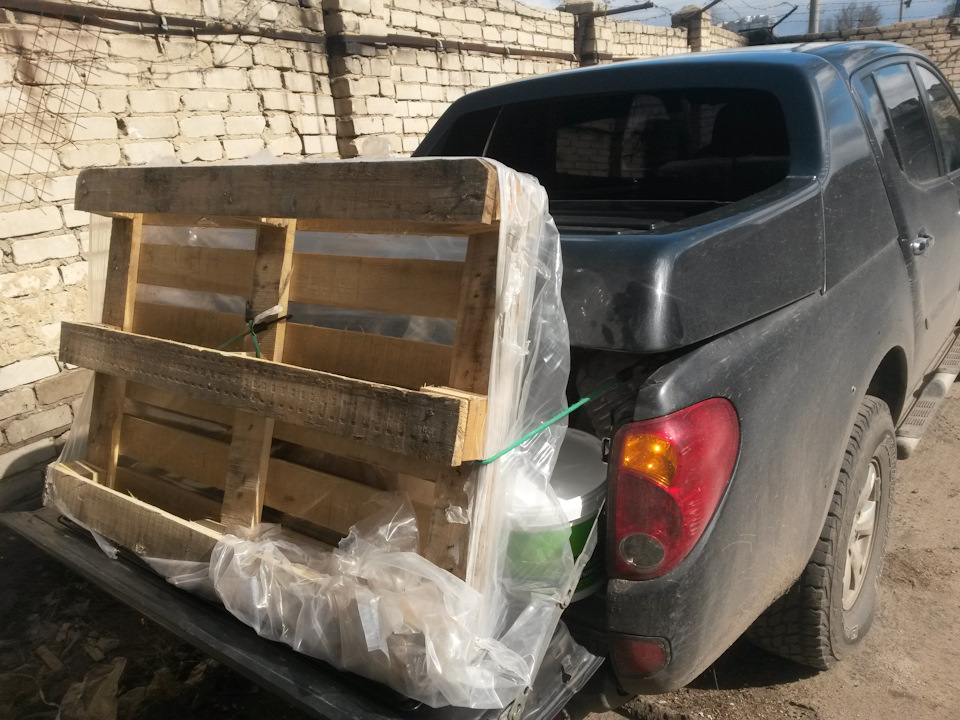 Грузоподъемность L200 — Mitsubishi L200 (4G), 2,5 л, 2007 года | тест ...