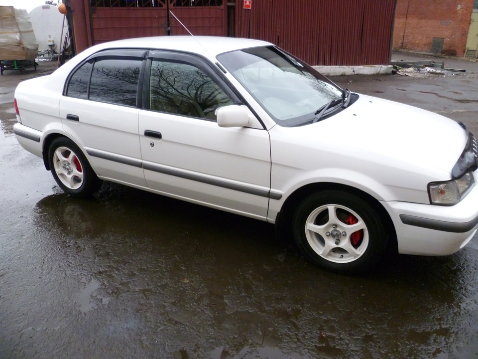 проточка тормозных дисков и барабанов — Toyota Corsa (5G), 1,3 л, 1998 ...