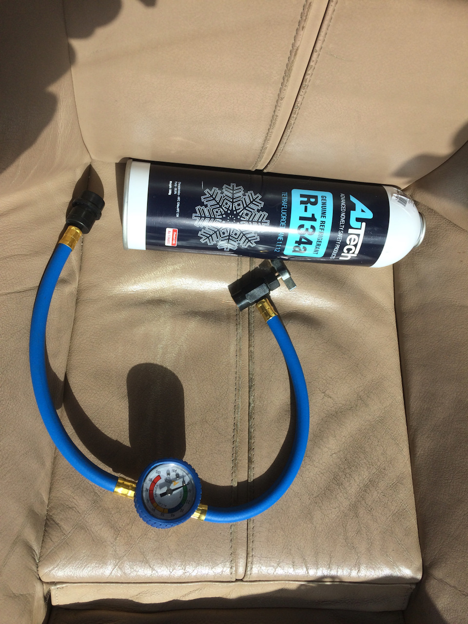 Дозаправка кондиционера))) — BMW 5 series Touring (E39), 2,5 л, 1999 ...