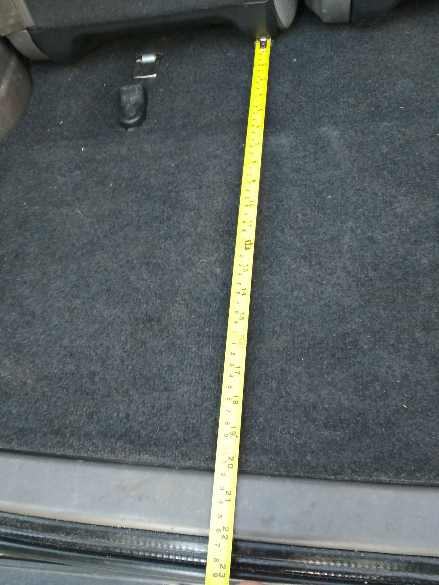 Габариты багажного отделения — Mitsubishi Pajero (3G), 3,2 л, 2004 года ...