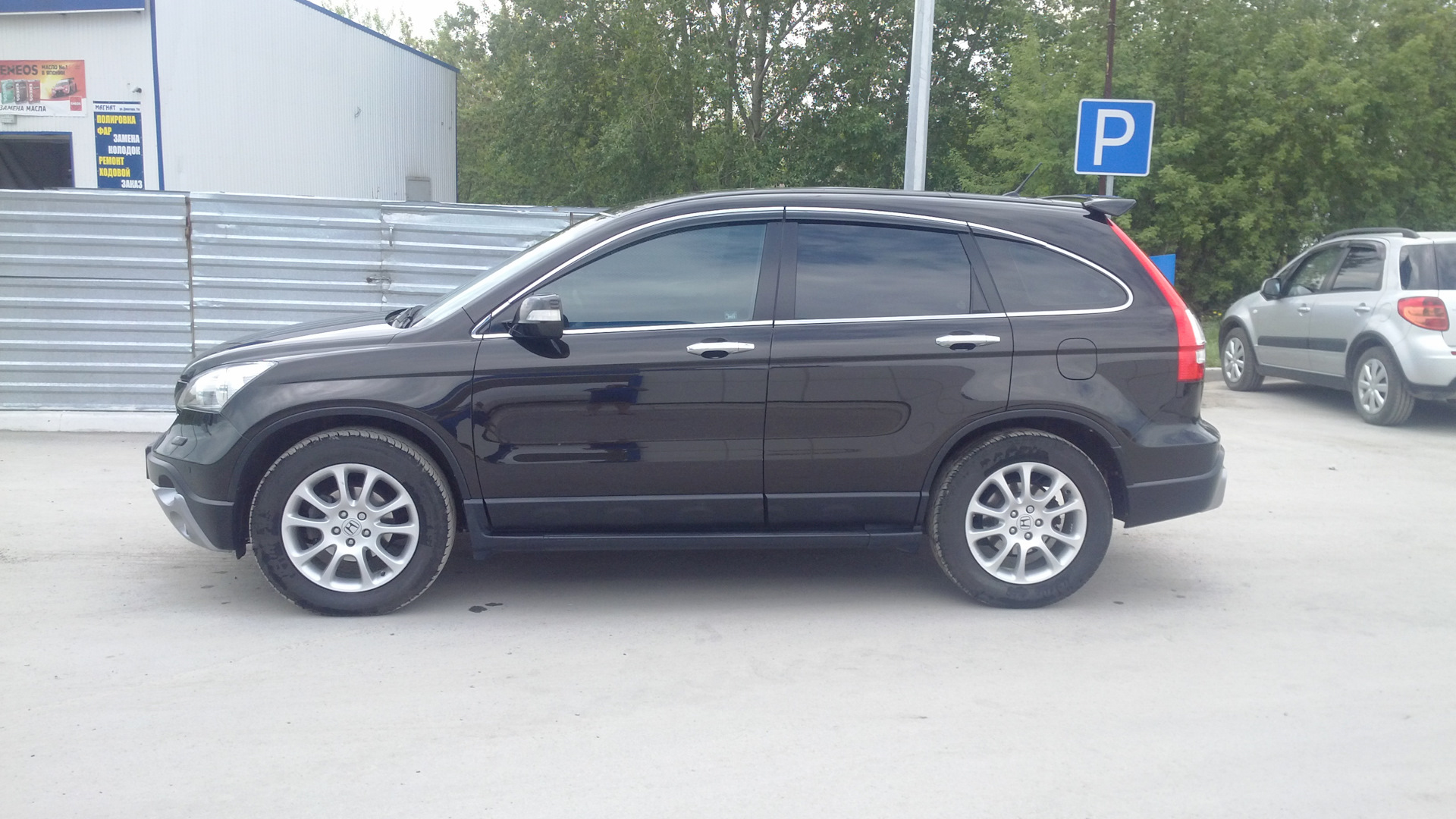 Немного фоток на новой резине. — Honda CR-V (RE), 2,4 л, 2009 года ...