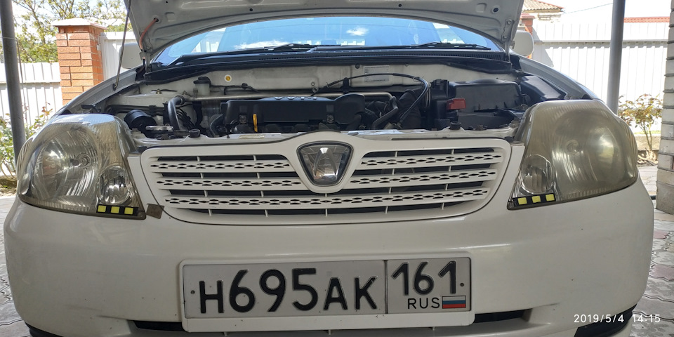 Полировка жёлтых, мутных фар; отчёт о расходах март-апрель — Toyota ...