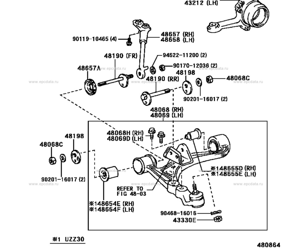 Передние нижние рычаги: сайленты и пыльник шаровой — Toyota Soarer (3G),  2,5 л, 1994 года | своими руками | DRIVE2