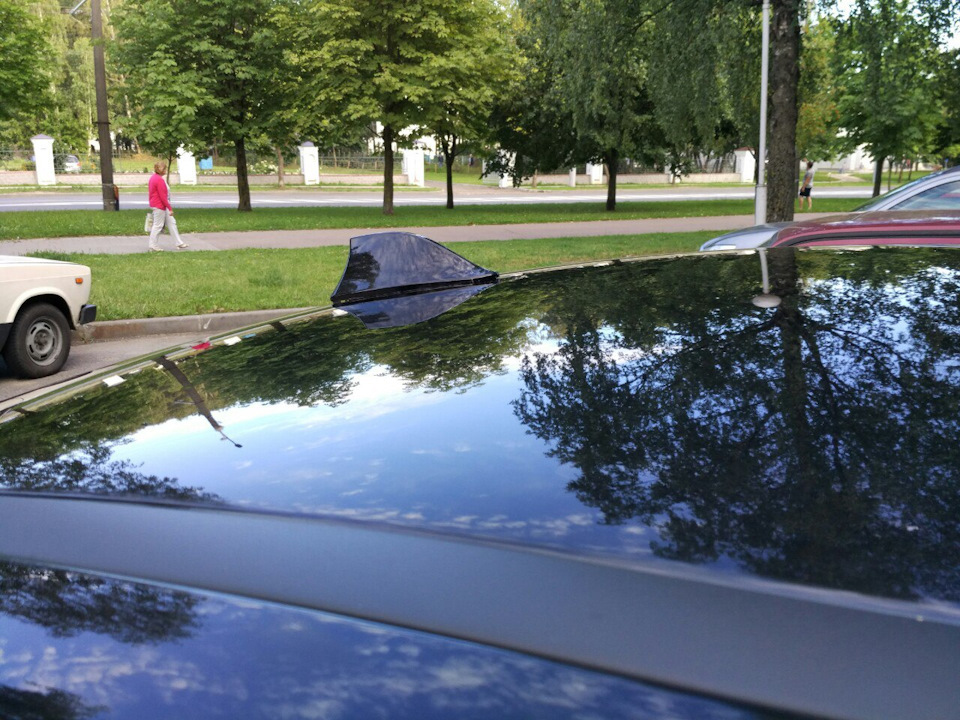 Плавник вместо антенны — Ford Focus III Sedan, 1,6 л, 2014 года ...