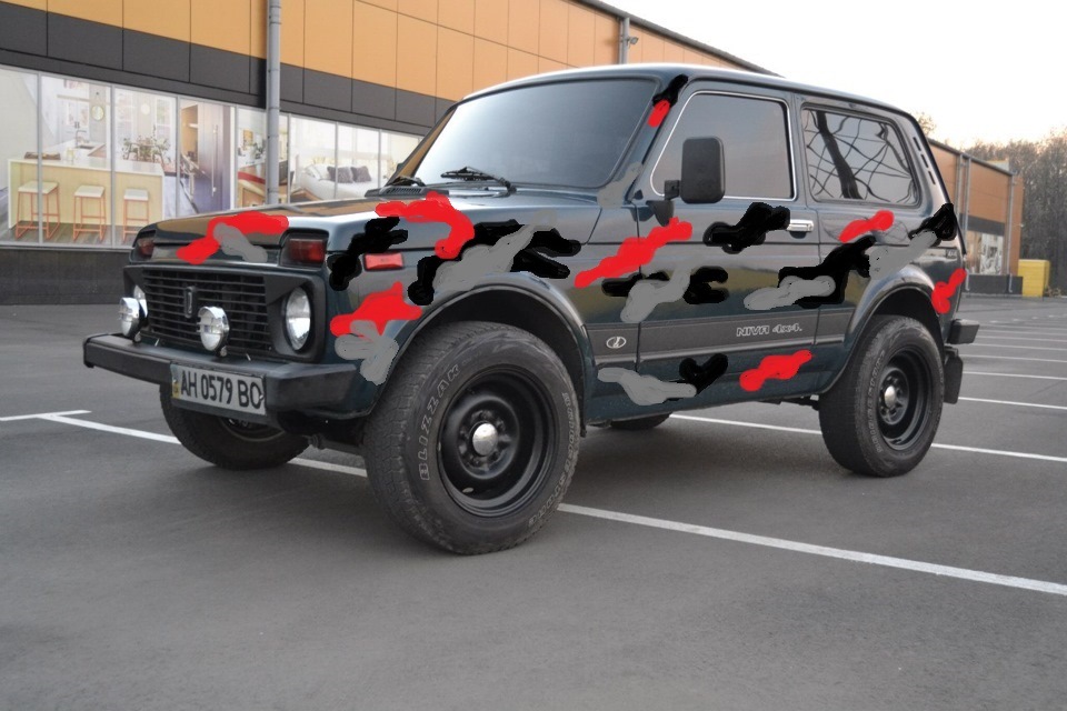 Lada Niva Legend камуфляж