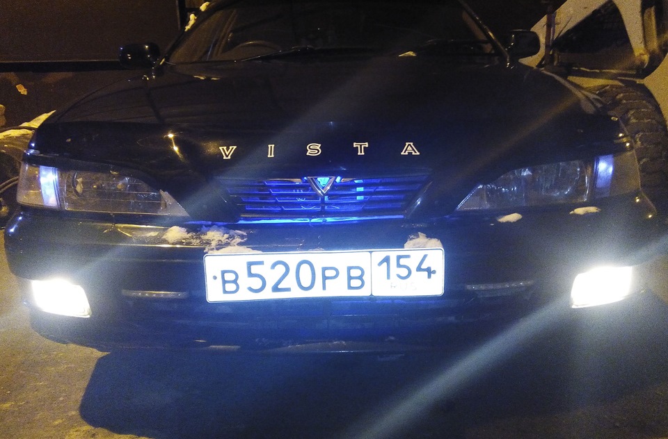 Подсветка решетки радиатора и багажника — Toyota Vista (40), 2 л, 1994 ...