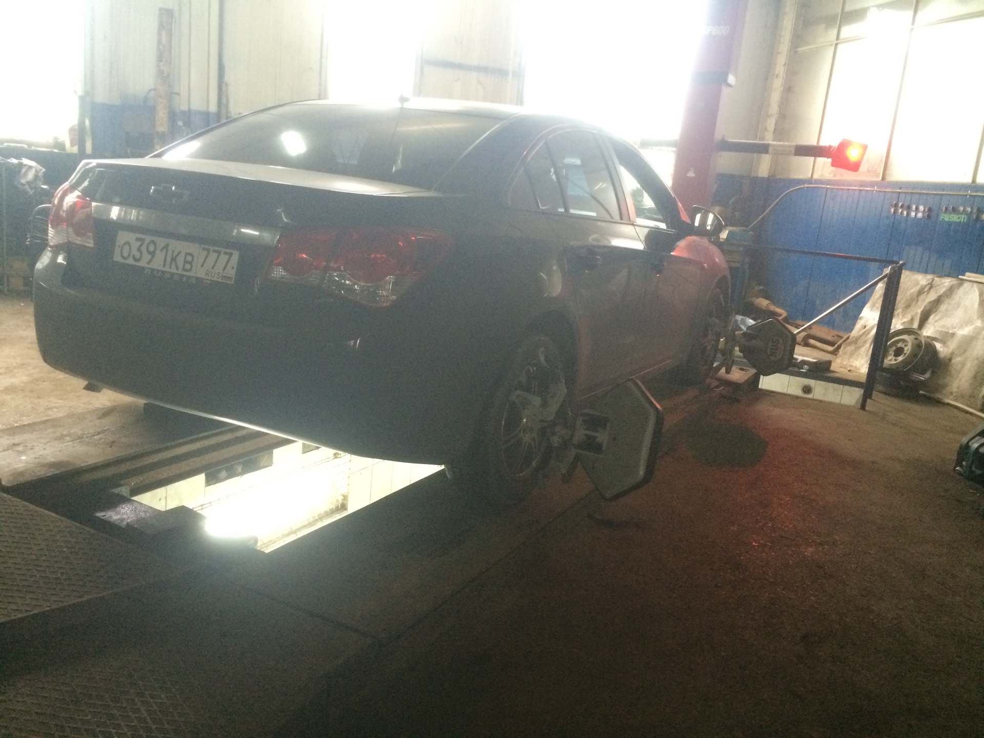 сход-развал для профилактики. — Chevrolet Cruze (1G), 1,8 л, 2011 года ...