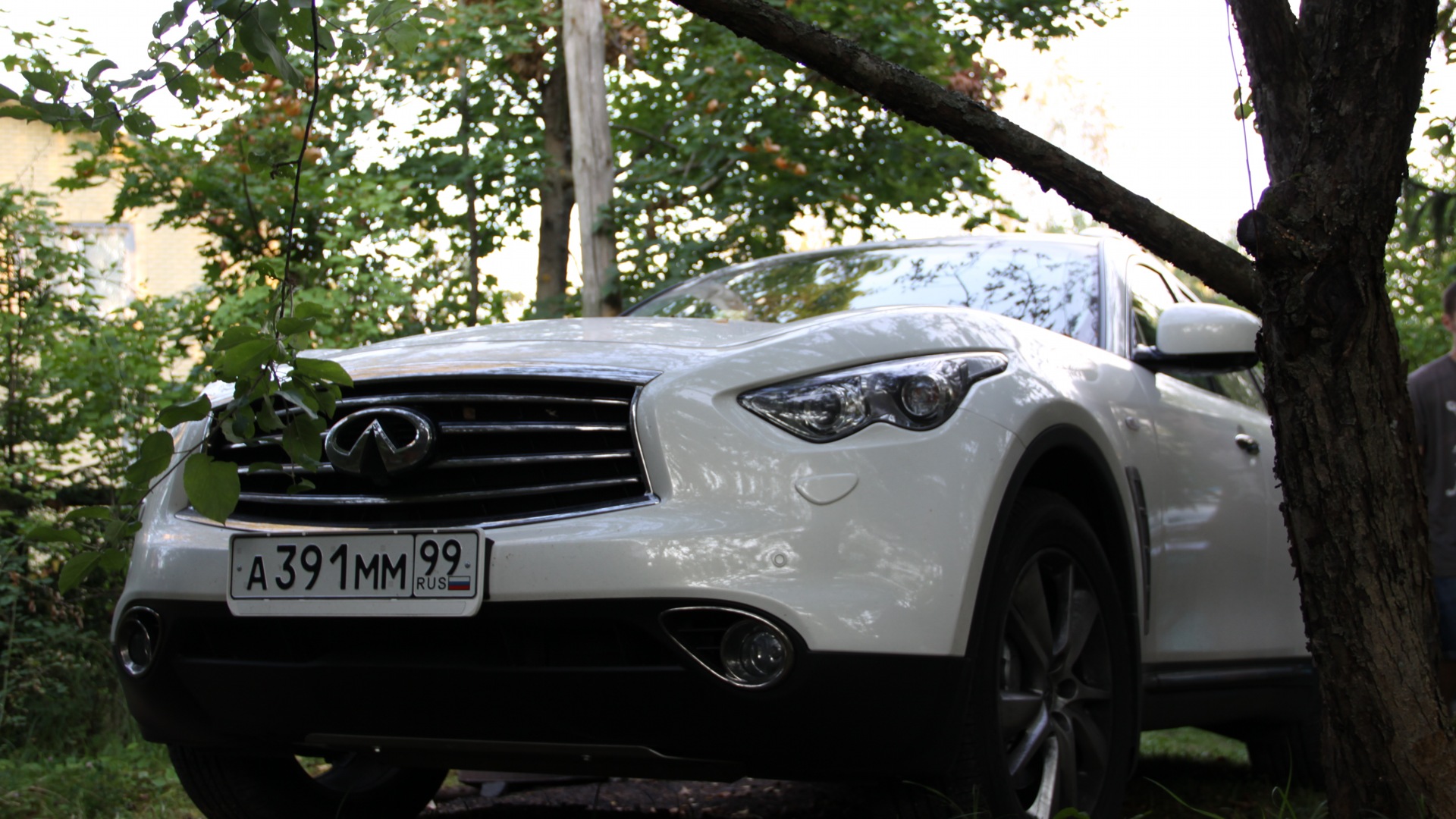 Infiniti FX (2G) 3.7 бензиновый 2012 | белый финик на DRIVE2