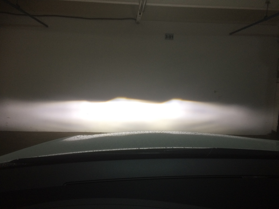 Светом остался доволен, яркость свечения выше чем у штатного ксенона, хотя до этого стояли D3S Philips X-treme Vision Gen2 (+150%) — Audi Q7 (1G)