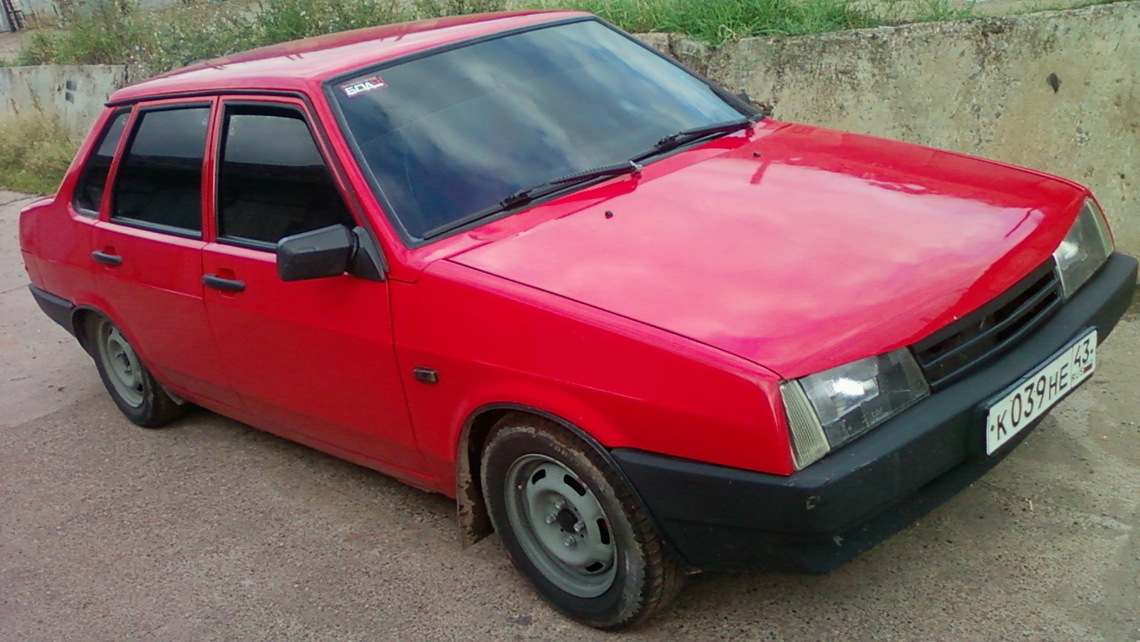 Lada 21099 1.5 бензиновый 1994 | Blaze Red на DRIVE2