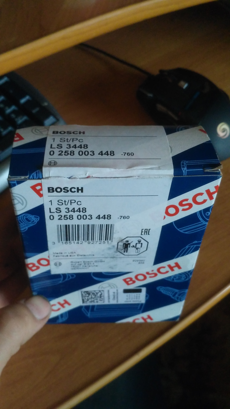 Фото в бортжурнале Opel Omega B. Запчасти на фото: LS3448, 0258003448