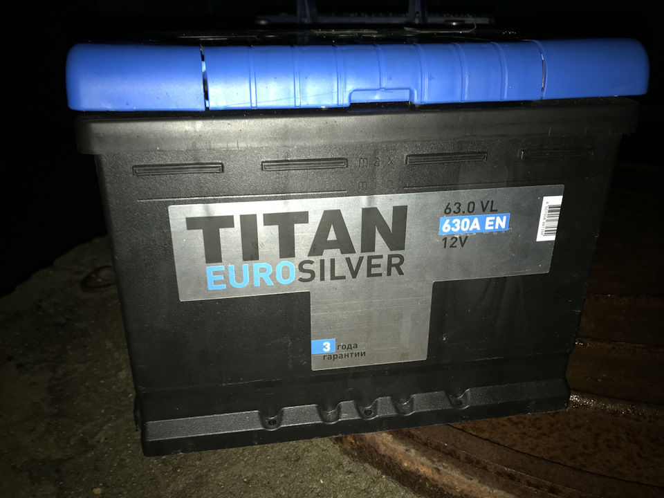 Аккумулятор titan euro silver 85 ah 12v пуск ток 800 а обратная полярность газель next