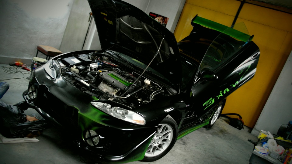 Установка ламбо-петель, интеркулера и подготовка к лету :) — Mitsubishi ...