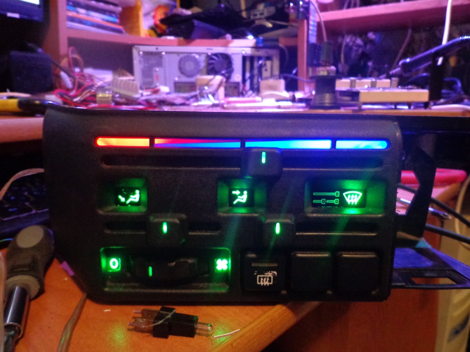 Вернем подсветку блока печки — Москвич Святогор, 2 л, 1998 года ...