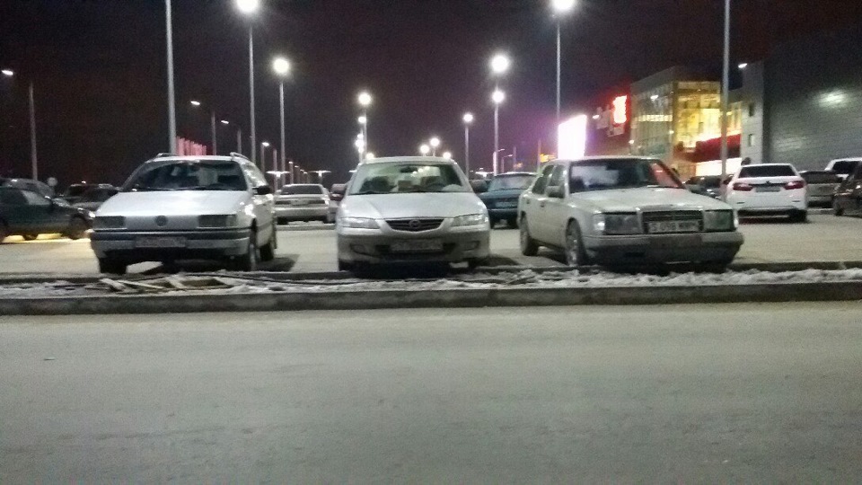 Безглазые уроды за рулем. — Volkswagen Passat Variant (B3), 2 л, 1992 ...