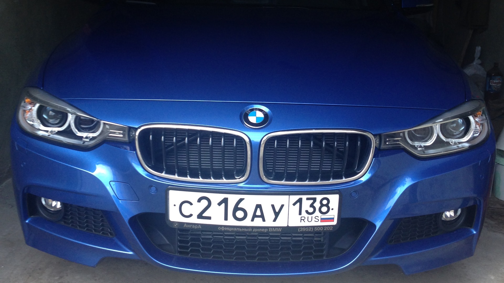 BMW 3 series (F30) 2.0 бензиновый 2015 | САУшка Синий Вшторил на DRIVE2