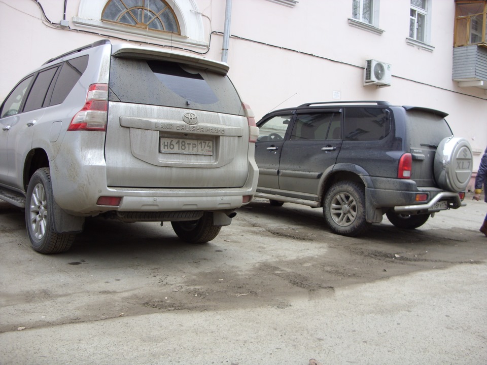 Сравнение клиренса с Прадо — Suzuki Vitara XL7, 2,7 л, 2006 года ...