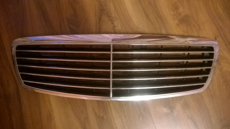 Решетка в черный мат. — Mercedes-Benz E-Class (W211), 3,2 л, 2002 года ...