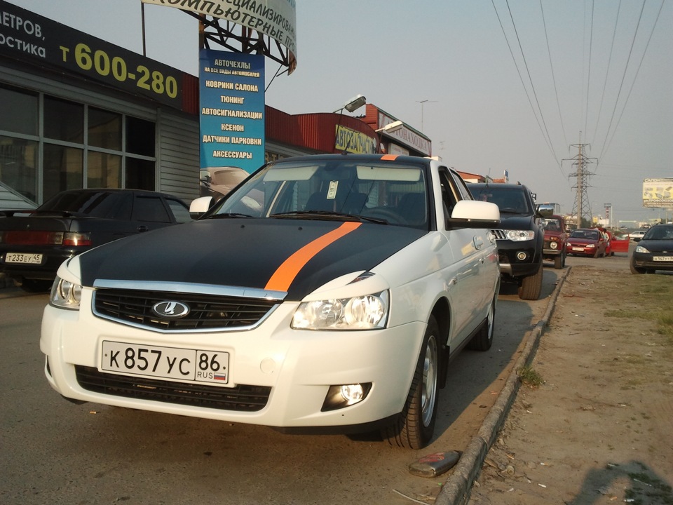 винил) — Lada Приора хэтчбек, 1,6 л, 2012 года | тюнинг | DRIVE2