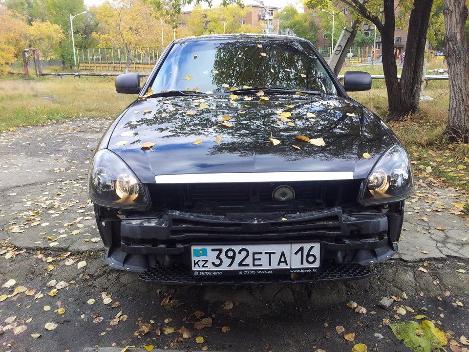 затемнение фар — Lada Приора седан, 1,6 л, 2014 года | тюнинг | DRIVE2