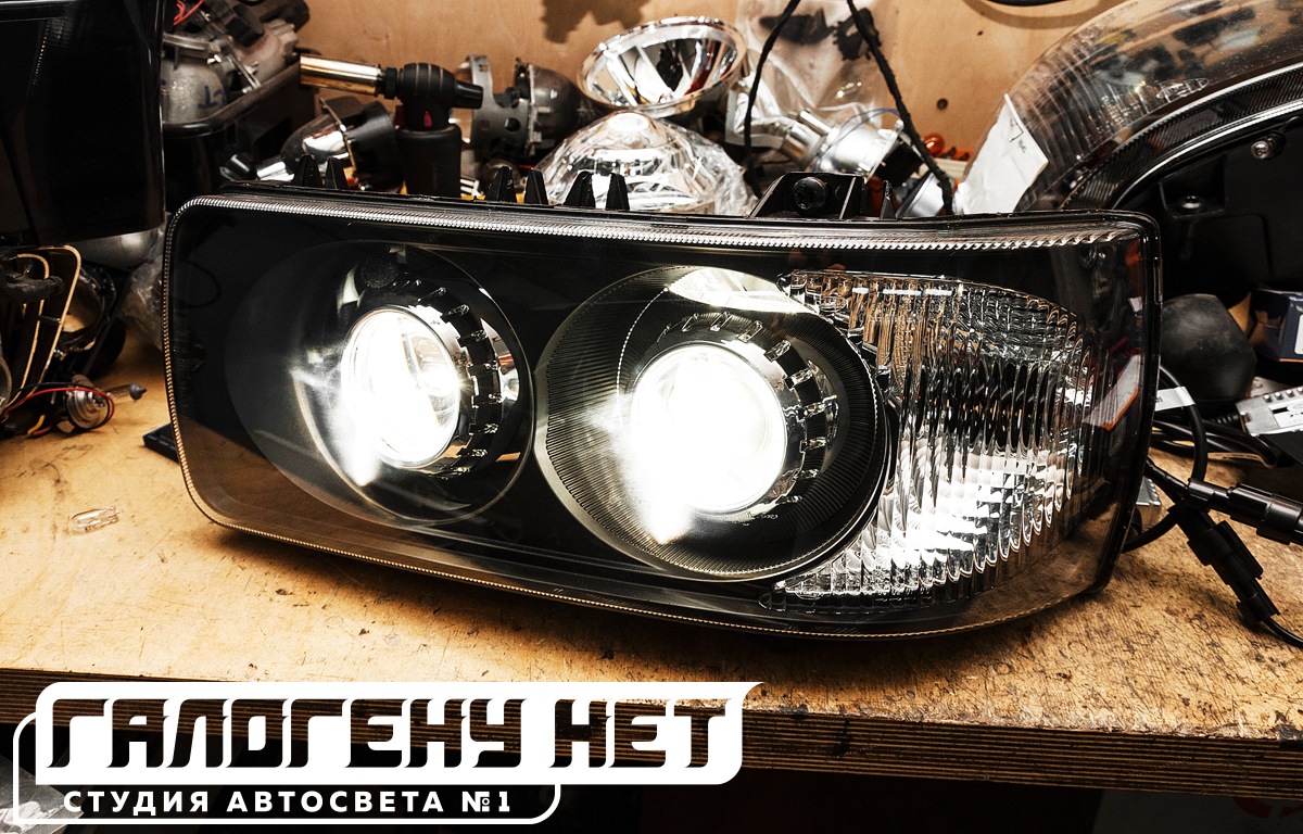 Как снять стекло фары даф 105 Daf CF85 - установка биксеноновых модулей Hella 3R, покраска масок в черный мат,