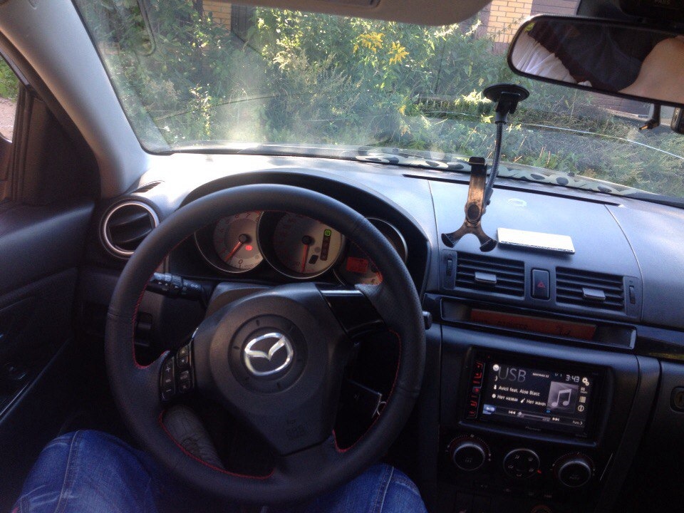 #8 Замена кожи на руле. — Mazda 3 (1G) BK, 1,6 л, 2008 года | тюнинг ...