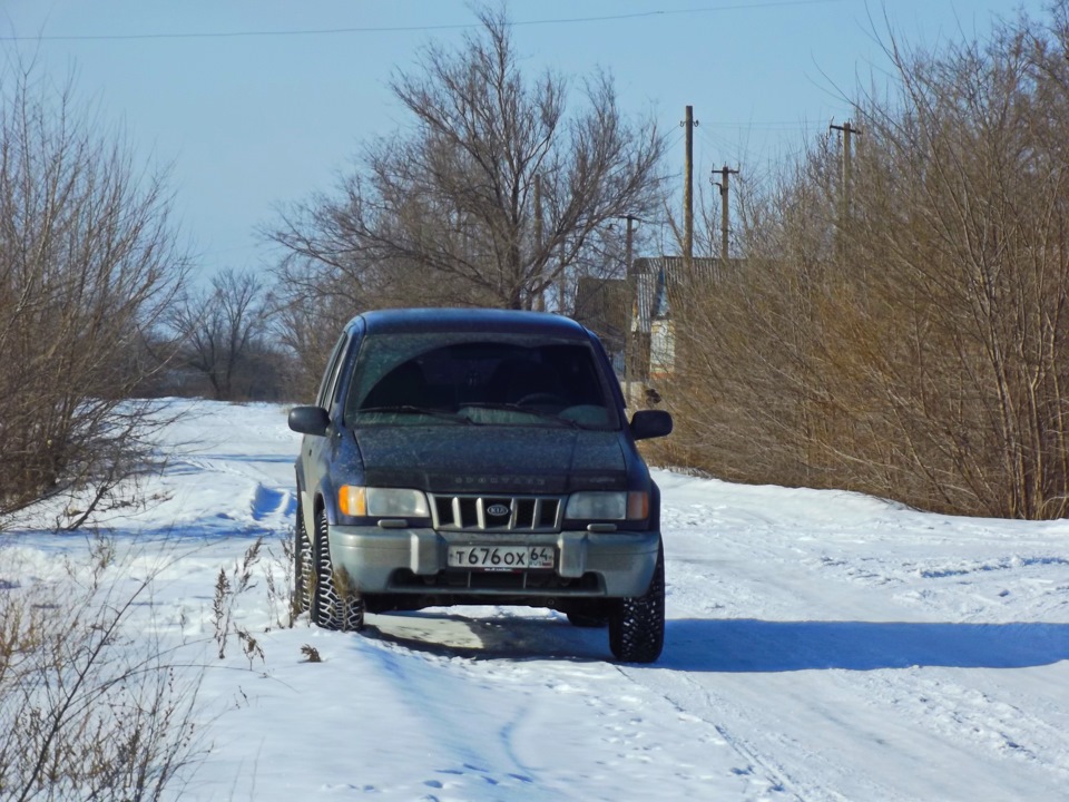 Саратов — с.Ключи — Вольск — Саратов — KIA Sportage (1G), 2 л, 2001 ...