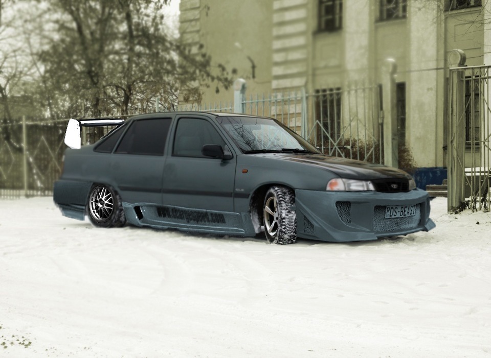 Daewoo Nexia stance