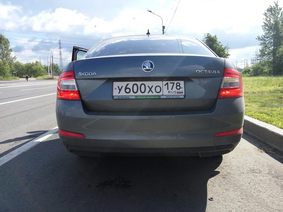 Активация двух задних ПТФ Шкода Октавия А7 — Skoda Octavia A7 Mk3, 1,4 ...