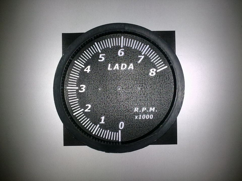 напечатанная шкала — Lada 21053