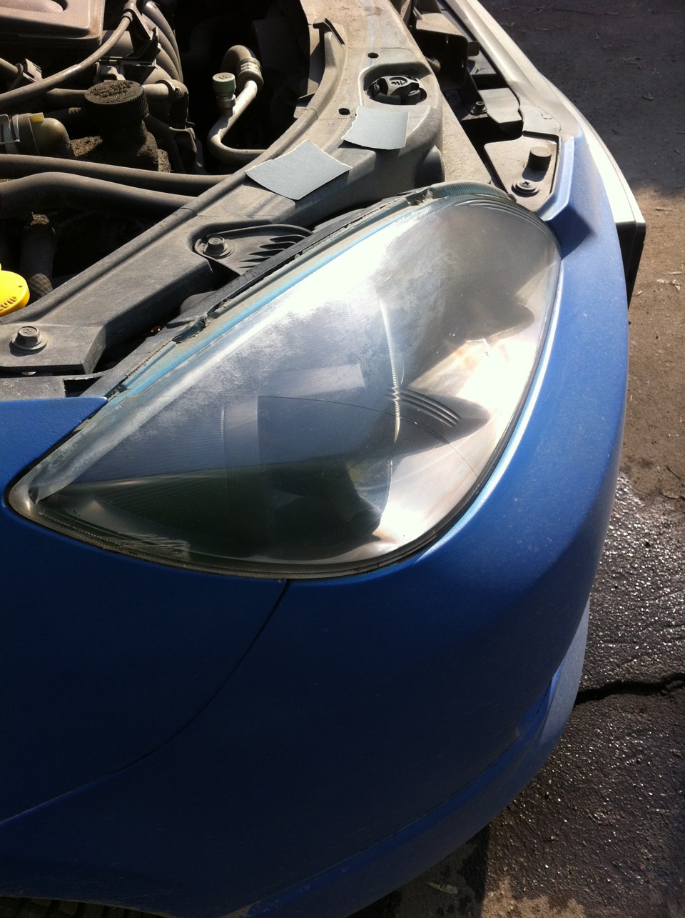 Alloy headlight polishing outside  inside polishing