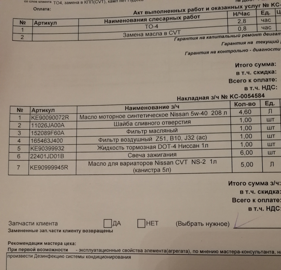 KE90999945R Масло акпп NISSAN INFINITI | Запчасти на DRIVE2