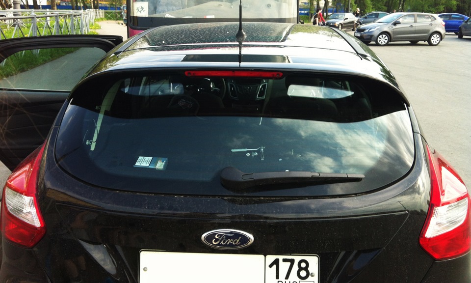 Отчет по установке спойлера — Ford Focus III Hatchback, 2 л, 2013 года ...