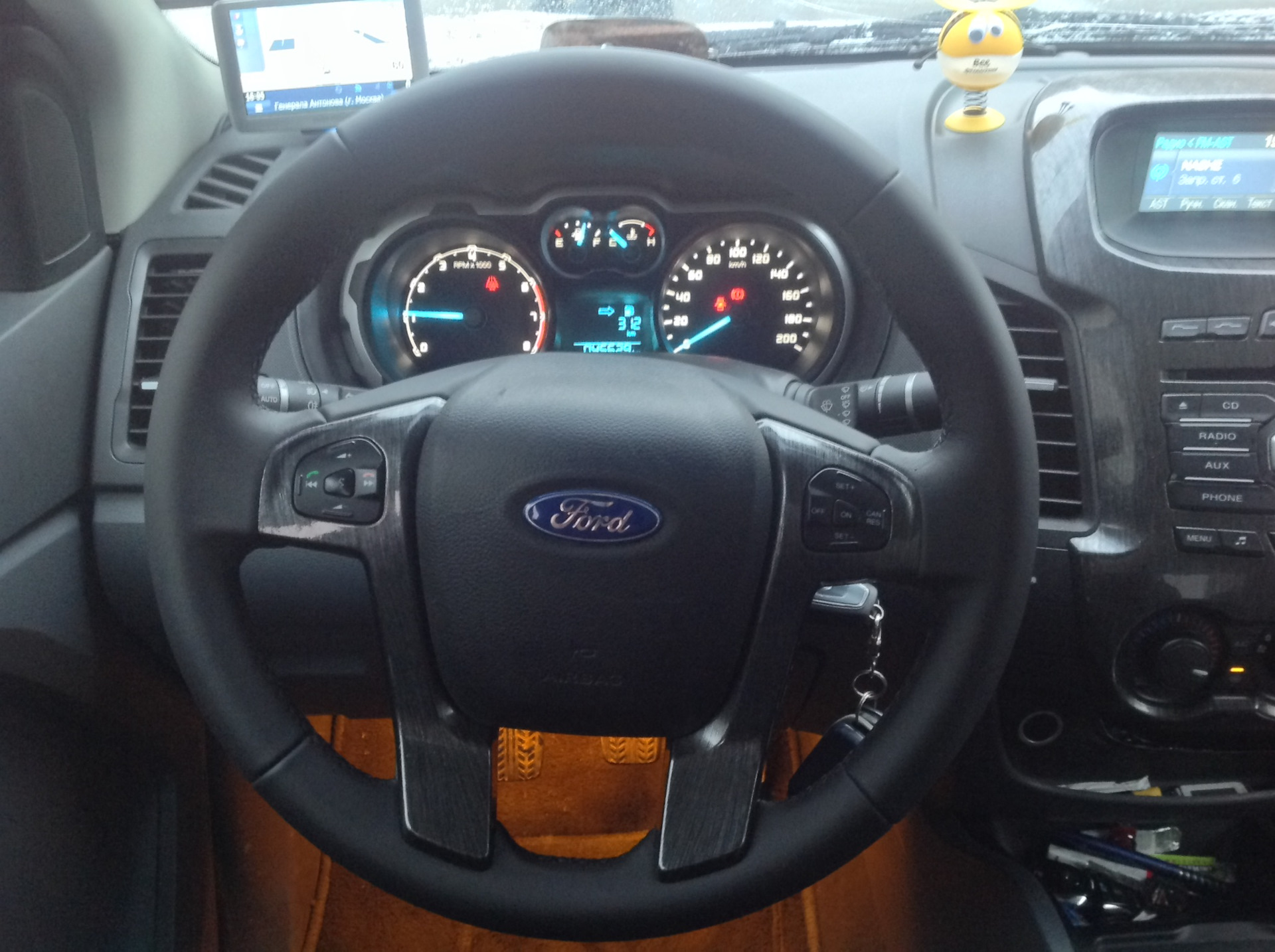 Как снять руль форд маверик Кожаный руль. - Ford Ranger (3G), 2,5 л, 2012 года тюнинг DRIVE2