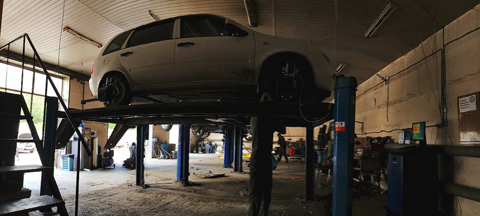 Развал-схождение — Lada Калина универсал, 1,6 л, 2012 года | плановое ...