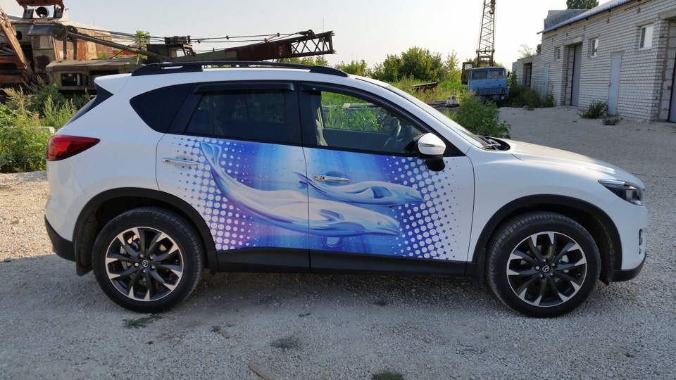 Аэрография Mazda CX 5