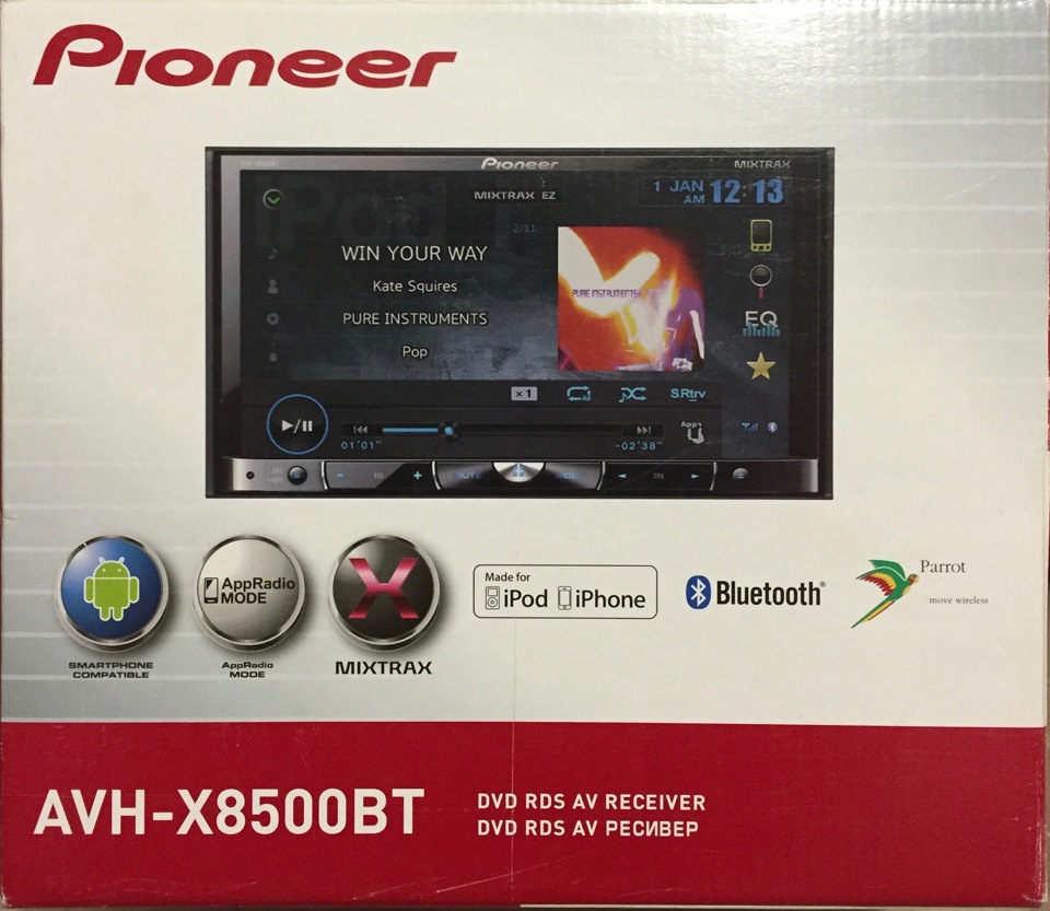 Pioneer AVHX8500BT — Subaru Forester (SH), 2,5 л, 2012 года автозвук