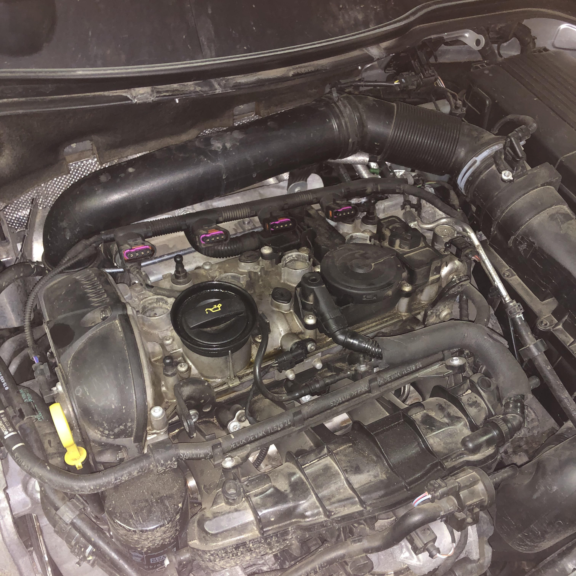 22. Раскоксовка двигателя лавром — Volkswagen Passat B7, 1,8 л, 2012 ...