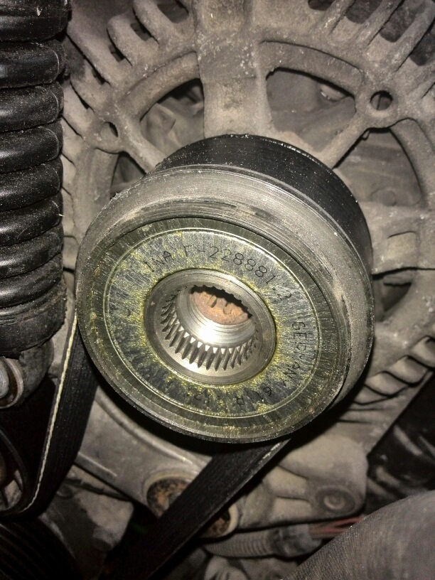 Муфта на генераторе — Renault Laguna I, 1,9 л, 1999 года | поломка | DRIVE2
