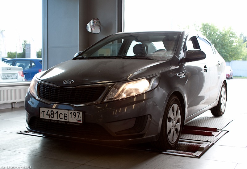 Фаворит Моторс Люберцы, нулевое ТО. — KIA Rio (3G), 1,4 л, 2011 года ...