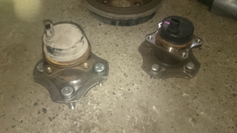 Замена задних барабанных тормозов на дисковые — Toyota bB (NCP30), 1,5 ...