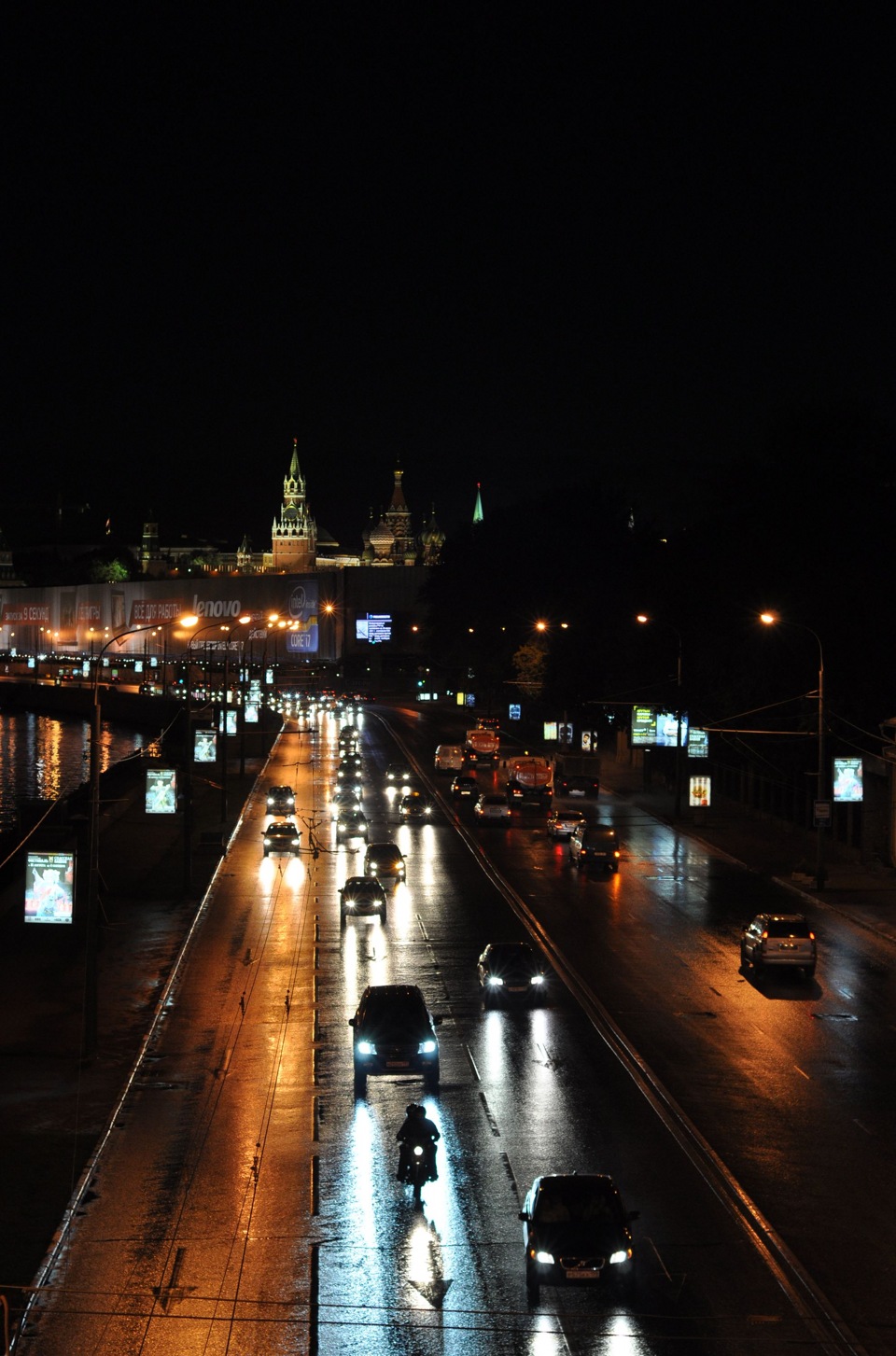 Москва ночь дорога
