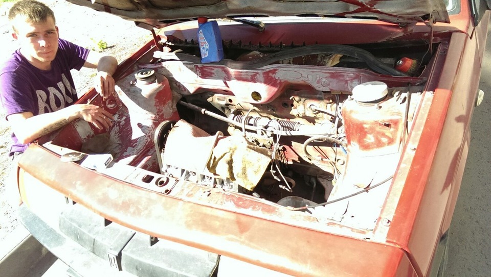 шейвинг подкапотного пространства 2 — Lada 21093i, 1,3 л, 1994 года ...