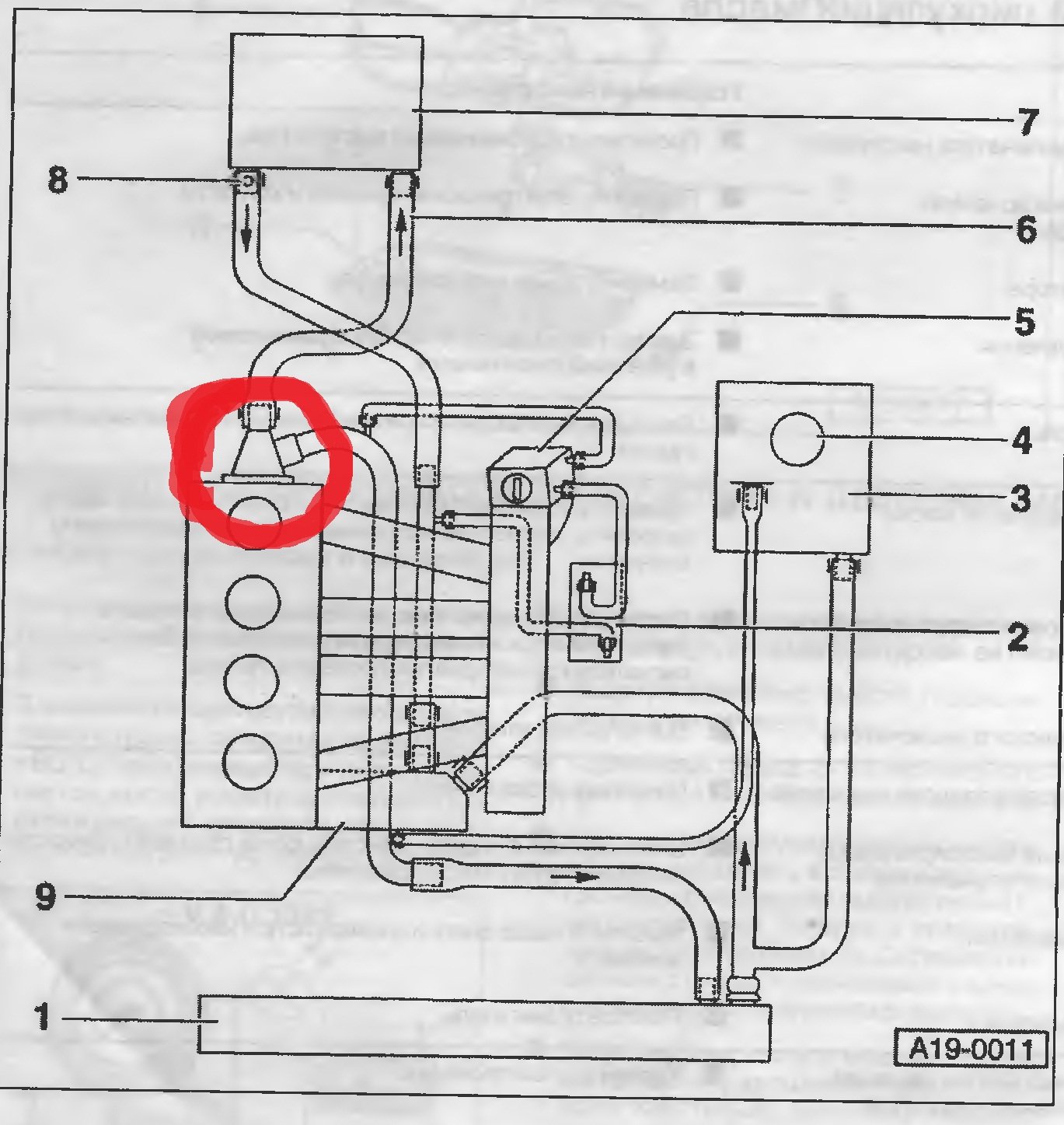 схема систем отопления и охлаждения — Audi A4 (B5), 1,8 л, 1995 года |  поломка | DRIVE2