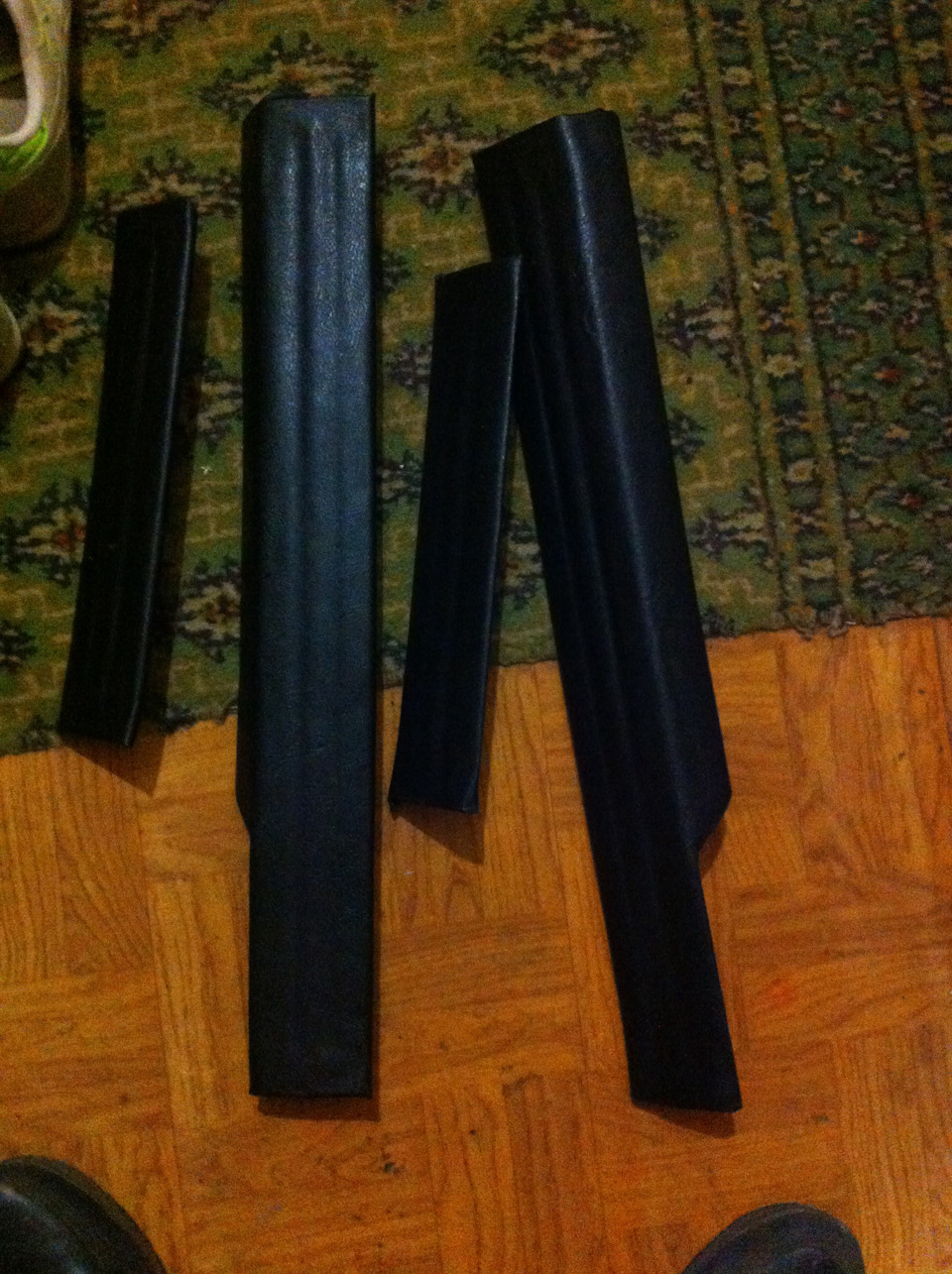 Обтяжка пластика экокожей — KIA Sorento (1G), 2,4 л, 2005 года ...