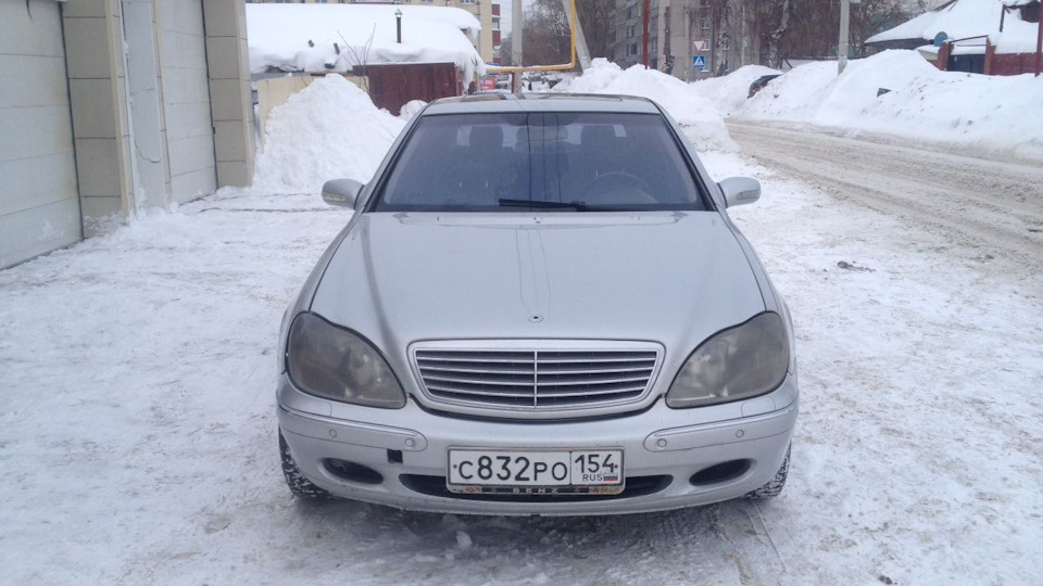 Кнопки на торпеде — Mercedes-Benz S-Class (W220), 4,3 л, 2001 года ...